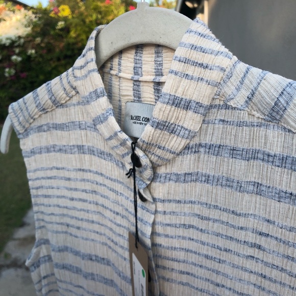 NWT Rachel Comey Bosa Shirt in Faded Stripe - Picture 12 of 16